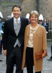 Den Haag 16 september 2014
Prinsjesdag met oa Koning Willem Alexander Koningin Maxima prinses Laurentien en prins Constantijn. Gouden Koets op het binnenhof. Jeroen Dijsselbloem met vrouw