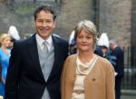 Den Haag 16 september 2014
Prinsjesdag met oa Koning Willem Alexander Koningin Maxima prinses Laurentien en prins Constantijn. Gouden Koets op het binnenhof. Jeroen Dijsselbloem met vrouw