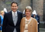 Den Haag 16 september 2014
Prinsjesdag met oa Koning Willem Alexander Koningin Maxima prinses Laurentien en prins Constantijn. Gouden Koets op het binnenhof. Jeroen Dijsselbloem met vrouw