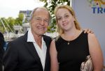 Amsterdam 2 september 2014
50 jaar de Tros wordt gevierd in carre met alle tros corryfeeen. Klaas Hofstra met dochter