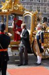 Den Haag 16 september 2014
Prinsjesdag met oa Koning Willem Alexander Koningin Maxima prinses Laurentien en prins Constantijn. Gouden Koets op het binnenhof.