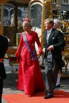 Den Haag 16 september 2014
Prinsjesdag met oa Koning Willem Alexander Koningin Maxima prinses Laurentien en prins Constantijn. Gouden Koets op het binnenhof.