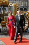 Den Haag 16 september 2014
Prinsjesdag met oa Koning Willem Alexander Koningin Maxima prinses Laurentien en prins Constantijn. Gouden Koets op het binnenhof.
