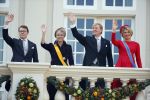 Den Haag 16 september 2014
Prinsjesdag met oa Koning Willem Alexander Koningin Maxima prinses Laurentien en prins Constantijn. Gouden Koets op het binnenhof.