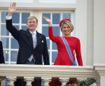 Den Haag 16 september 2014
Prinsjesdag met oa Koning Willem Alexander Koningin Maxima prinses Laurentien en prins Constantijn. Gouden Koets op het binnenhof.