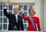 Den Haag 16 september 2014
Prinsjesdag met oa Koning Willem Alexander Koningin Maxima prinses Laurentien en prins Constantijn. Gouden Koets op het binnenhof.