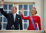 Den Haag 16 september 2014
Prinsjesdag met oa Koning Willem Alexander Koningin Maxima prinses Laurentien en prins Constantijn. Gouden Koets op het binnenhof.