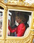 Den Haag 16 september 2014
Prinsjesdag met oa Koning Willem Alexander Koningin Maxima prinses Laurentien en prins Constantijn. Gouden Koets op het binnenhof.
