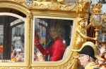 Den Haag 16 september 2014
Prinsjesdag met oa Koning Willem Alexander Koningin Maxima prinses Laurentien en prins Constantijn. Gouden Koets op het binnenhof.