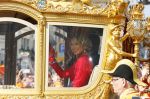 Den Haag 16 september 2014
Prinsjesdag met oa Koning Willem Alexander Koningin Maxima prinses Laurentien en prins Constantijn. Gouden Koets op het binnenhof.