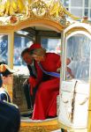 Den Haag 16 september 2014
Prinsjesdag met oa Koning Willem Alexander Koningin Maxima prinses Laurentien en prins Constantijn. Gouden Koets op het binnenhof.