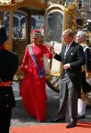 Den Haag 16 september 2014
Prinsjesdag met oa Koning Willem Alexander Koningin Maxima prinses Laurentien en prins Constantijn. Gouden Koets op het binnenhof.