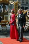 Den Haag 16 september 2014
Prinsjesdag met oa Koning Willem Alexander Koningin Maxima prinses Laurentien en prins Constantijn. Gouden Koets op het binnenhof.