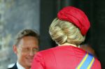 Den Haag 16 september 2014
Prinsjesdag met oa Koning Willem Alexander Koningin Maxima prinses Laurentien en prins Constantijn. Gouden Koets op het binnenhof.