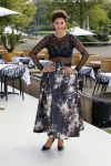 Amsterdam 11 september 2014
Talkies lunch in de Oyster bar in het olympisch stadion. Kristina Bozilovic met man Tamar