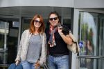 ibiza 4 september 2014
Ibiza airport. Marco en Leontine Borsato arriveren ivm huwelijk Wendy v Dijk