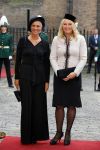 Den Haag 16 september 2014
Prinsjesdag met oa Koning Willem Alexander Koningin Maxima prinses Laurentien en prins Constantijn. Gouden Koets op het binnenhof. Melanie Schultz van Haegen met ...