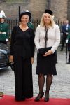 Den Haag 16 september 2014
Prinsjesdag met oa Koning Willem Alexander Koningin Maxima prinses Laurentien en prins Constantijn. Gouden Koets op het binnenhof. Melanie Schultz van Haegen met ...