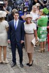Den Haag 16 september 2014
Prinsjesdag met oa Koning Willem Alexander Koningin Maxima prinses Laurentien en prins Constantijn. Gouden Koets op het binnenhof. Pia Dijkstra met zoon