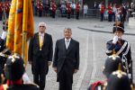 Den Haag 16 september 2014
Prinsjesdag met oa Koning Willem Alexander Koningin Maxima prinses Laurentien en prins Constantijn. Gouden Koets op het binnenhof. Piet hein Donner