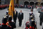 Den Haag 16 september 2014
Prinsjesdag met oa Koning Willem Alexander Koningin Maxima prinses Laurentien en prins Constantijn. Gouden Koets op het binnenhof. Piet hein Donner