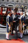Den Haag 16 september 2014
Prinsjesdag met oa Koning Willem Alexander Koningin Maxima prinses Laurentien en prins Constantijn. Gouden Koets op het binnenhof.