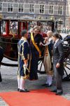 Den Haag 16 september 2014
Prinsjesdag met oa Koning Willem Alexander Koningin Maxima prinses Laurentien en prins Constantijn. Gouden Koets op het binnenhof.