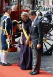 Den Haag 16 september 2014
Prinsjesdag met oa Koning Willem Alexander Koningin Maxima prinses Laurentien en prins Constantijn. Gouden Koets op het binnenhof.