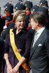 Den Haag 16 september 2014
Prinsjesdag met oa Koning Willem Alexander Koningin Maxima prinses Laurentien en prins Constantijn. Gouden Koets op het binnenhof.
