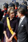 Den Haag 16 september 2014
Prinsjesdag met oa Koning Willem Alexander Koningin Maxima prinses Laurentien en prins Constantijn. Gouden Koets op het binnenhof.