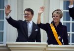Den Haag 16 september 2014
Prinsjesdag met oa Koning Willem Alexander Koningin Maxima prinses Laurentien en prins Constantijn. Gouden Koets op het binnenhof.