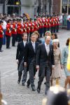 Den Haag 16 september 2014
Prinsjesdag met oa Koning Willem Alexander Koningin Maxima prinses Laurentien en prins Constantijn. Gouden Koets op het binnenhof.