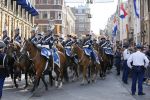 Den Haag 16 september 2014
Prinsjesdag met oa Koning Willem Alexander Koningin Maxima prinses Laurentien en prins Constantijn. Gouden Koets op het binnenhof.