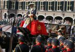 Den Haag 16 september 2014
Prinsjesdag met oa Koning Willem Alexander Koningin Maxima prinses Laurentien en prins Constantijn. Gouden Koets op het binnenhof.
