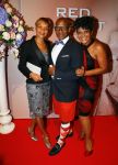 Amsterdam 15 september 2014
Modeshow Addy v d Krommenacker in het IJ theater.
Ruth Jacott met broer Eric en zus
