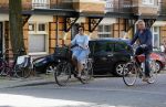Amsterdam 12 september 2014
Tom Egbers en Janke Dekker op de fiets