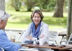 Hilversum 25 augustus 2015
Annette v Trigt op terras op mediapark
