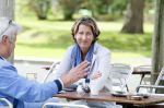Hilversum 25 augustus 2015
Annette v Trigt op terras op mediapark