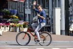 Amsterdam 20 augustus 2015
Beau v Erven Dorens op de fiets