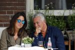 Amsterdam 21 augustus 2015
Bram Moszkowicz met vriendin Nynke Hogervorst