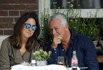 Amsterdam 21 augustus 2015
Bram Moszkowicz met vriendin Nynke Hogervorst