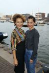 Amsterdam 19 augustus 2015 
Div bn ers eten bij restaurant op brug bij sail. Buddy Jarie Robin Martens en Everon Jackson Hooi