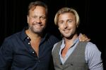 Hilversum 25 augustus 2015
Perspresentatie RTL in studio 21. Carlo Boszhard met vriend Herald