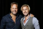 Hilversum 25 augustus 2015
Perspresentatie RTL in studio 21. Carlo Boszhard met vriend Herald
