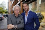 Amsterdam 3 september 2015
Opening verbouwde pc hooftstraat. Cees Dam met Vincent ( voormalig Oger)