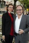 Den Haag 31 augustus 2015
Dion Graus met vrouw bij opening Fafa dansschool.