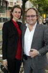 Den Haag 31 augustus 2015
Dion Graus met vrouw bij opening Fafa dansschool.