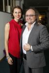 Den Haag 31 augustus 2015
Dion Graus met vrouw bij opening Fafa dansschool.