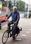 Den Haag 31 augustus 2015
Dolf de Vries op de fiets in Den Haag