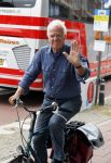 Den Haag 31 augustus 2015
Dolf de Vries op de fiets in Den Haag